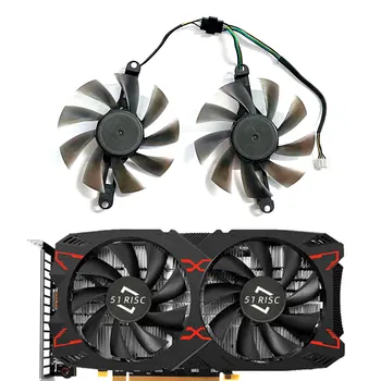 New GPU fan 4PIN 85MM RX 5500XT replacement accessory for 51RISC RX5500XT graphics card replacement fan