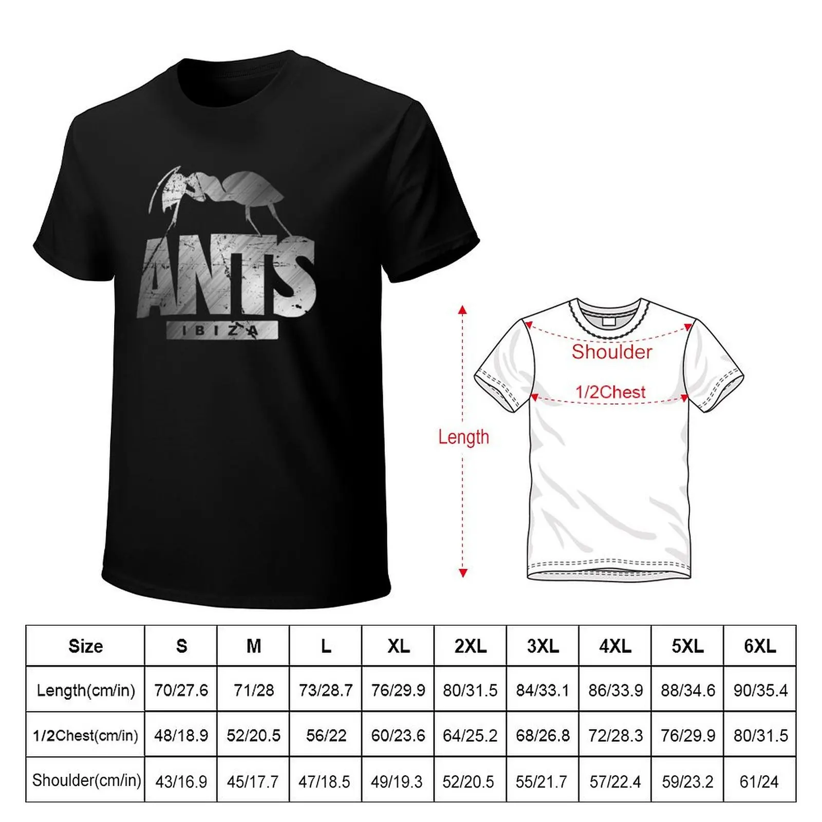 ANTS Ushua?a Club IBIZA: MODEL argent legend Event by La French Touch T-Shirt Moisture Wicking Athletic T-Shirt