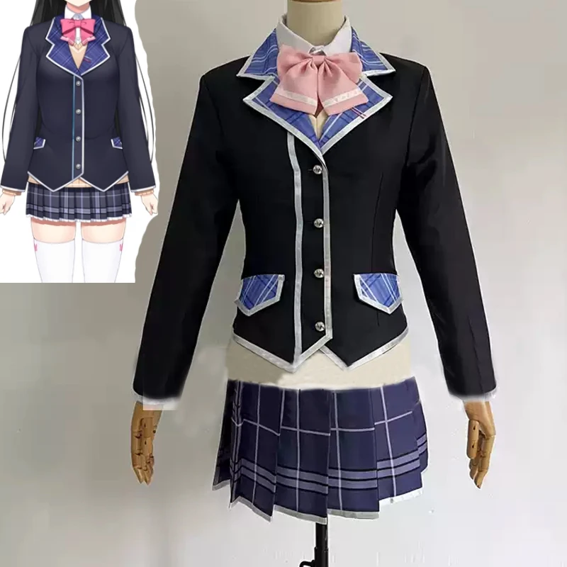 

NIJISANJI YouTuber Mito Tsukino Cosplay Costume school uniform Clothing Custom Made