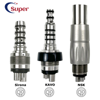 Dental Coupling 4Holes Coupler Adapter For KAVO NSK Sirona High Speed Turbine Handpiece Dentistry tools