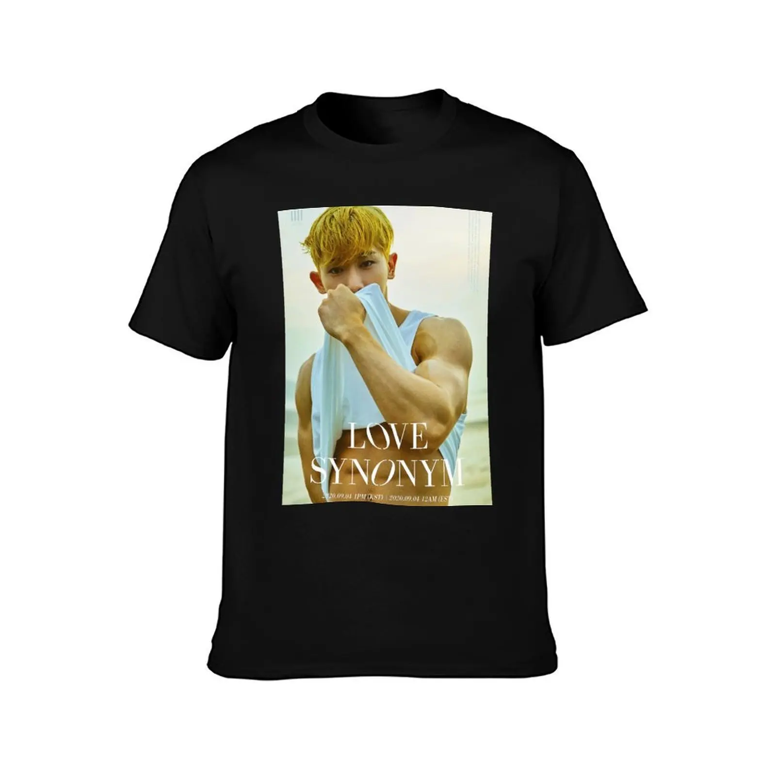 WONHO OPEN MIND T-Shirt Lightweight Sport Basic T-Shirt