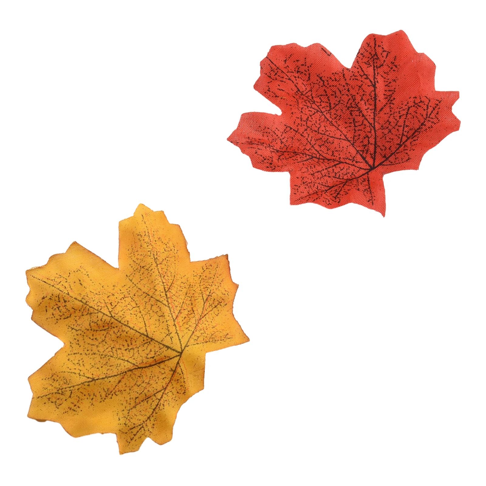 100/200Pcs Artificial Maples Leafs Autumn Fake Silk Leaves Home Living Room Desk Decoration Crafts Wedding Holiday Party Decor image 6