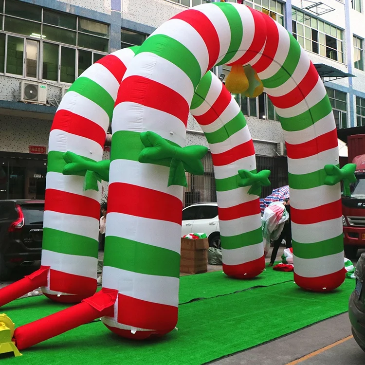 Inflatable Christmas Halloween Outdoor Lighted Yard Decoration Snowman Inflatable Arch for Sale