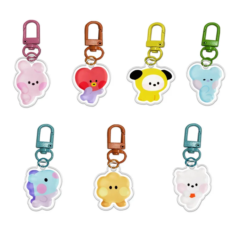 Милый мультяшный акриловый брелок «сделай сам», кулон, креативная сумка в форме животного, сумка для канцелярских принадлежностей для спальни, украшение, изысканный подарок для друга