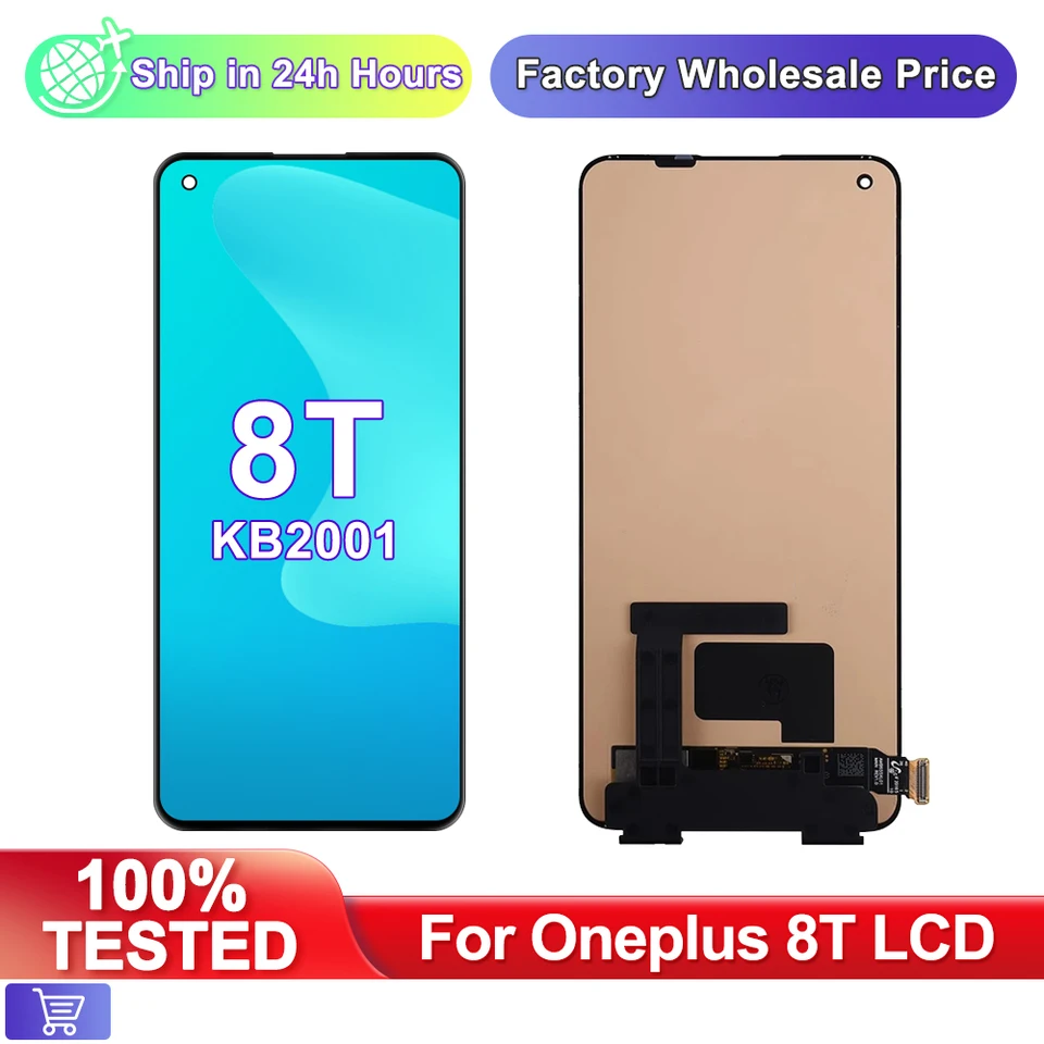 OnePlus 8T AMOLED LCD Display for KB2001 KB2000
