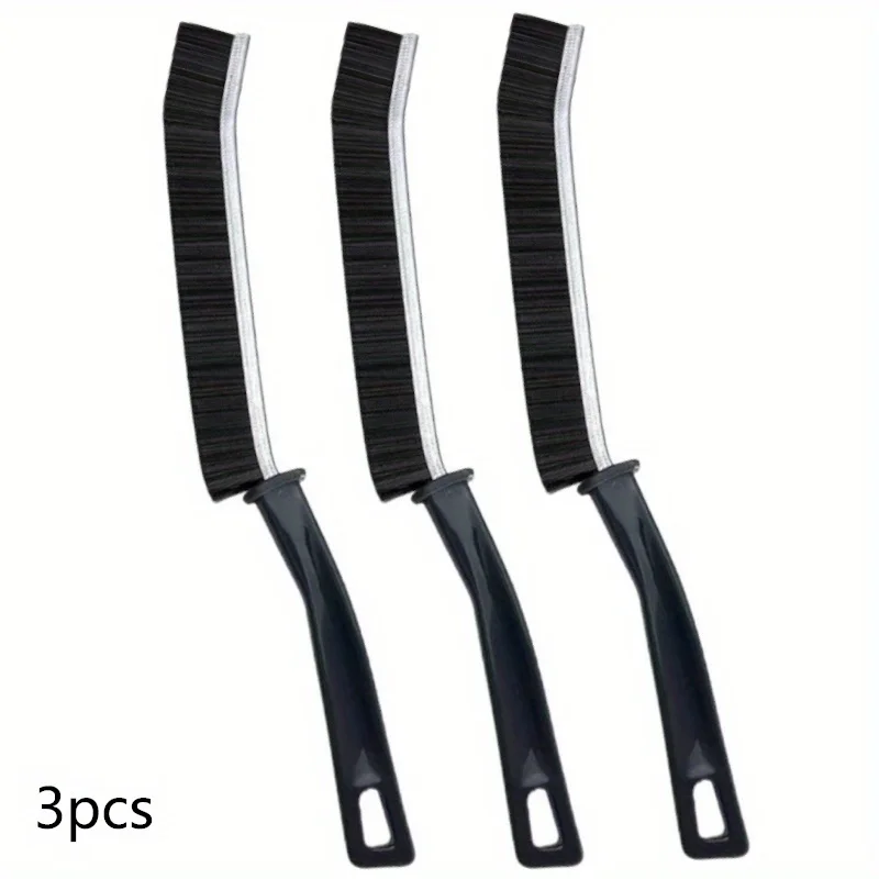 3Pcs Hard-Bristled Gap Brush Set – Clean Tile, Window, Desk & Bathroom Narrow Slits, Multi-Purpose Home Cleaning Tools