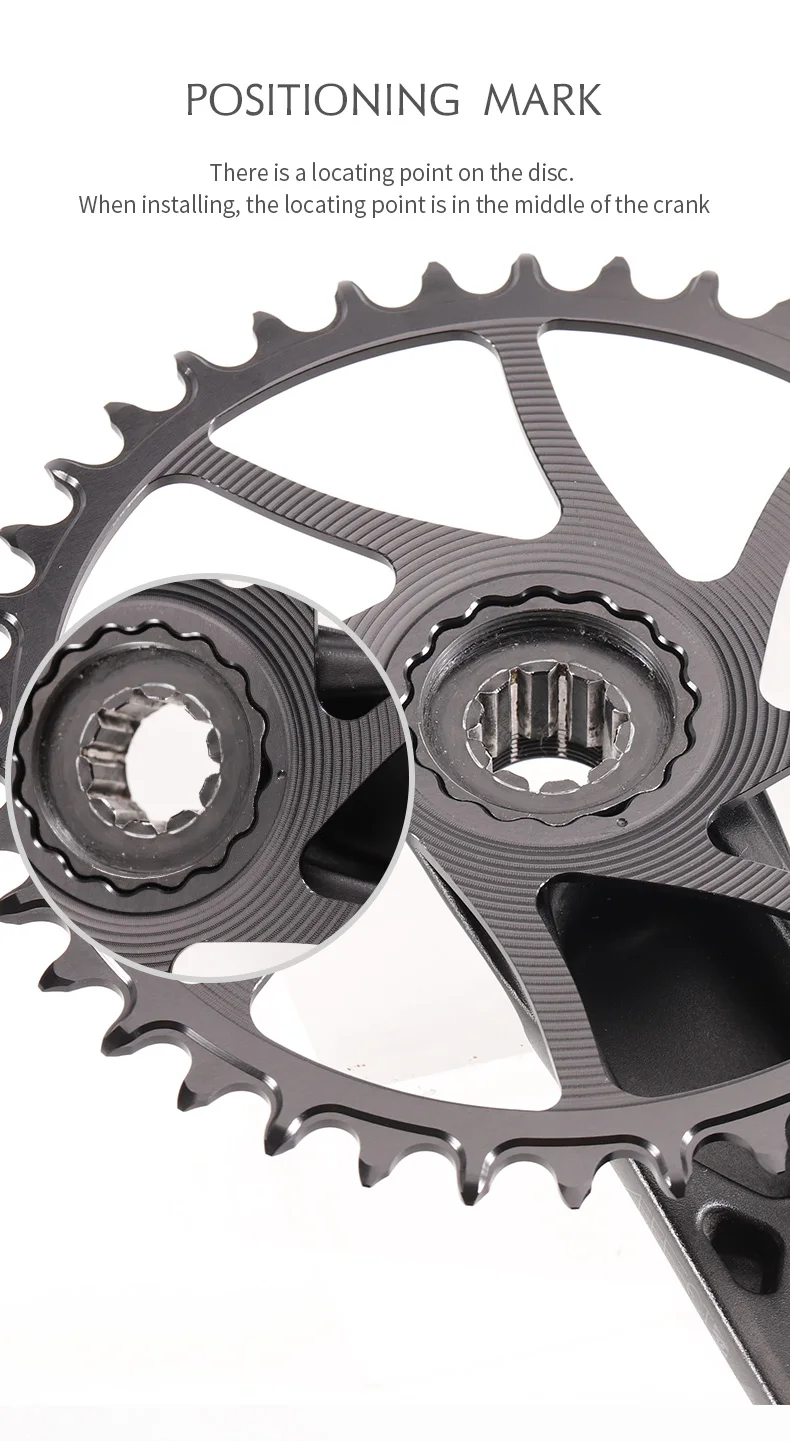PASS QUEST Schmale Breite Kettenblätter für RACEFACE RF Next SL Sixc Atlas Serie Direktmontage-Kettenblätter Versatz 3mm Silber und Schwarz – Detail 8
