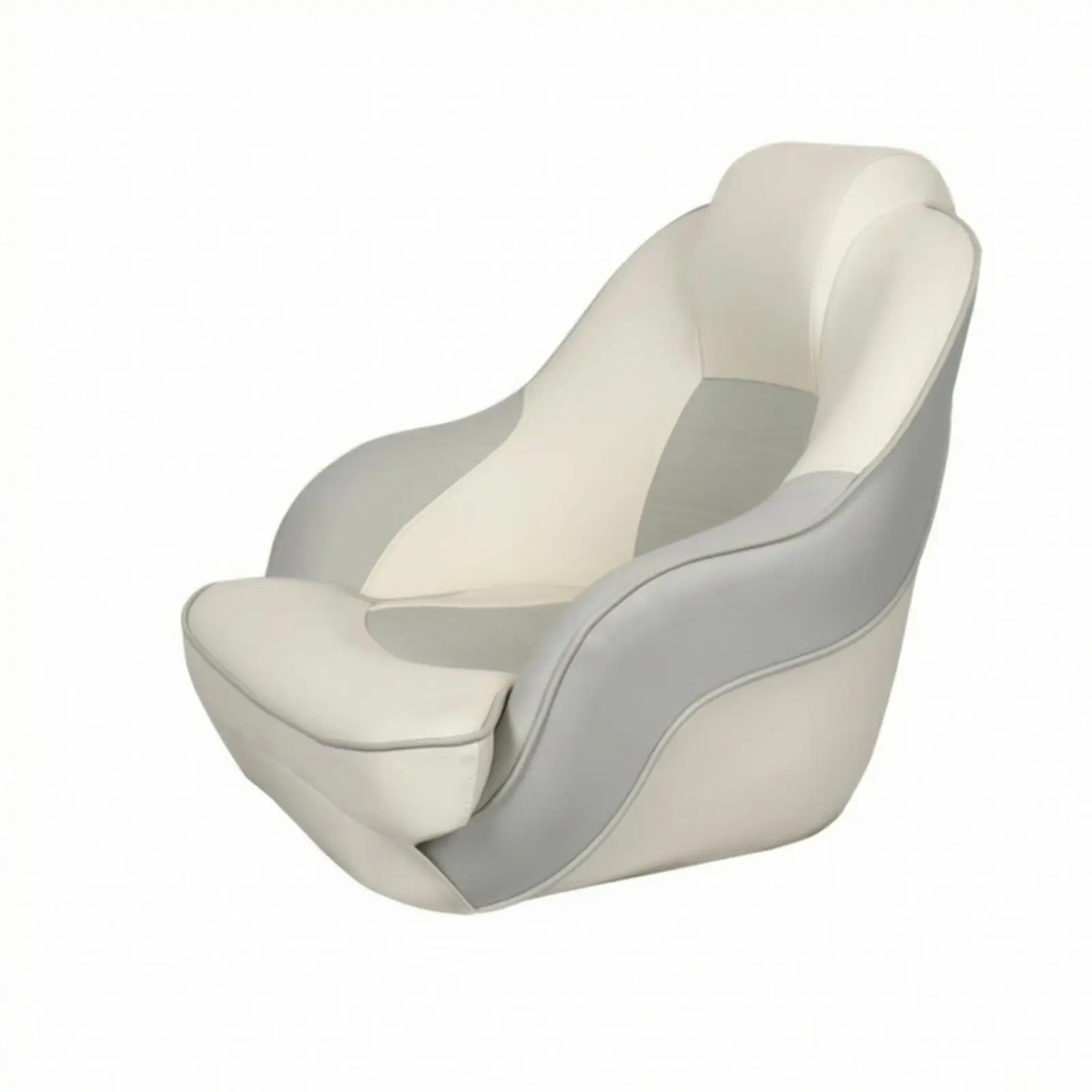 Marine Captain Seat PU Sponge Aluminum Alloy Boat Seat for Fishing Yacht Cockpit Comfort view 4