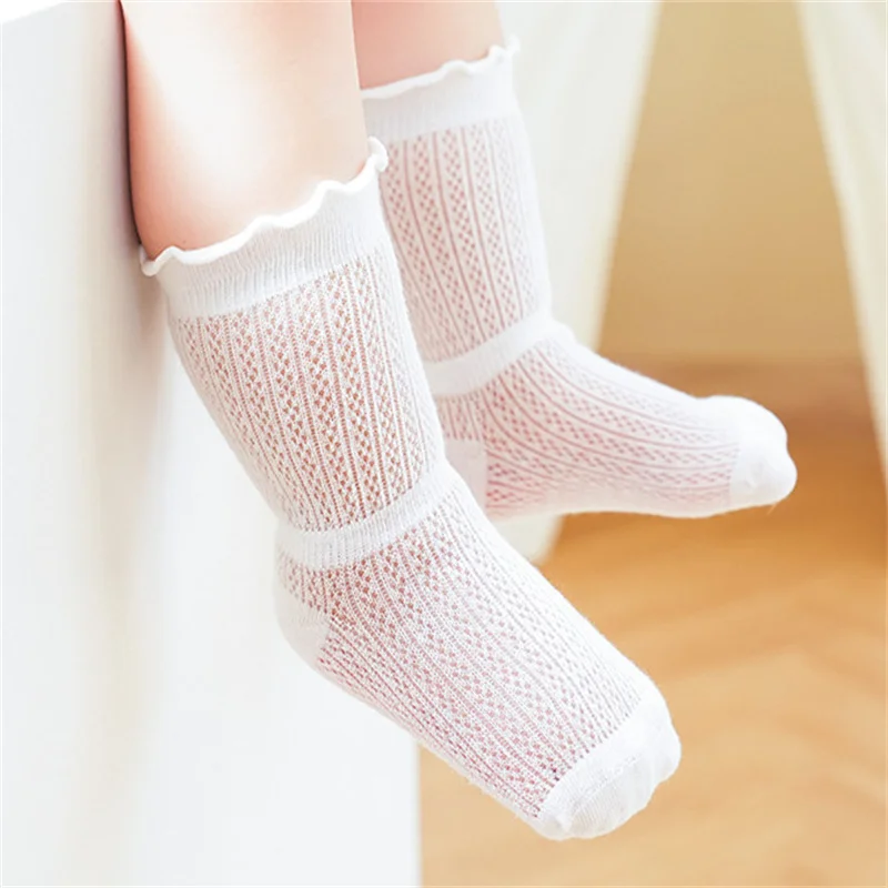 0-5Years Baby Socks For Girls Boys Cotton Summer Mesh Thin Infant Soft Toddler Girl Boy Sock Casual Kids Children Sock