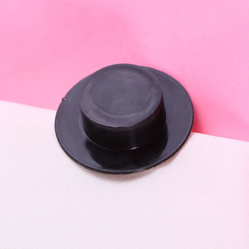 

100Pcs Small Clown Caps Premium Material Handmade Projects Party Decor Middle Size Black Mini Hat Mini Clown Cap