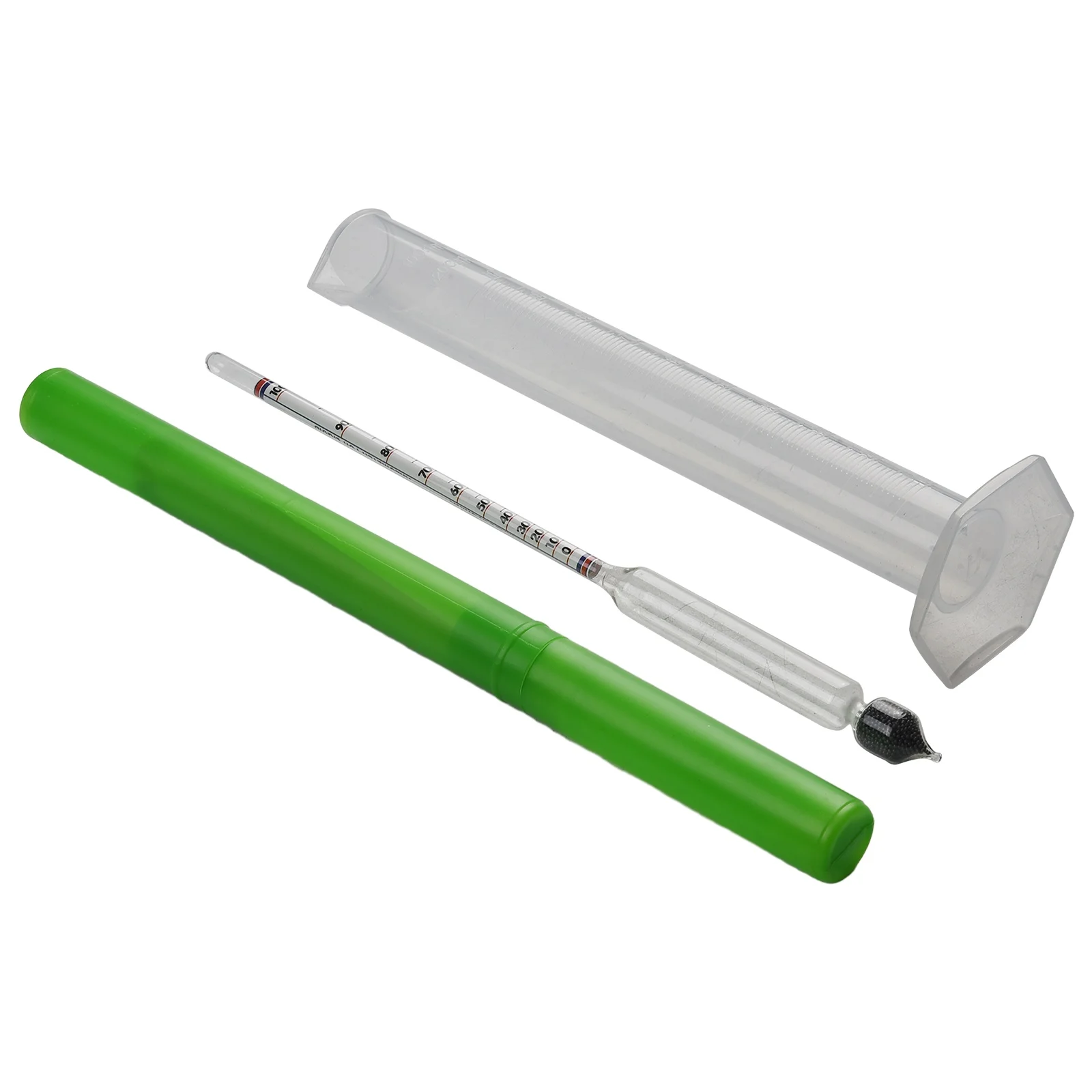 1 Set Alcoholmeter Wine Meter Concentration Vodka Hydrometer Tester With Measuring Cup Tester