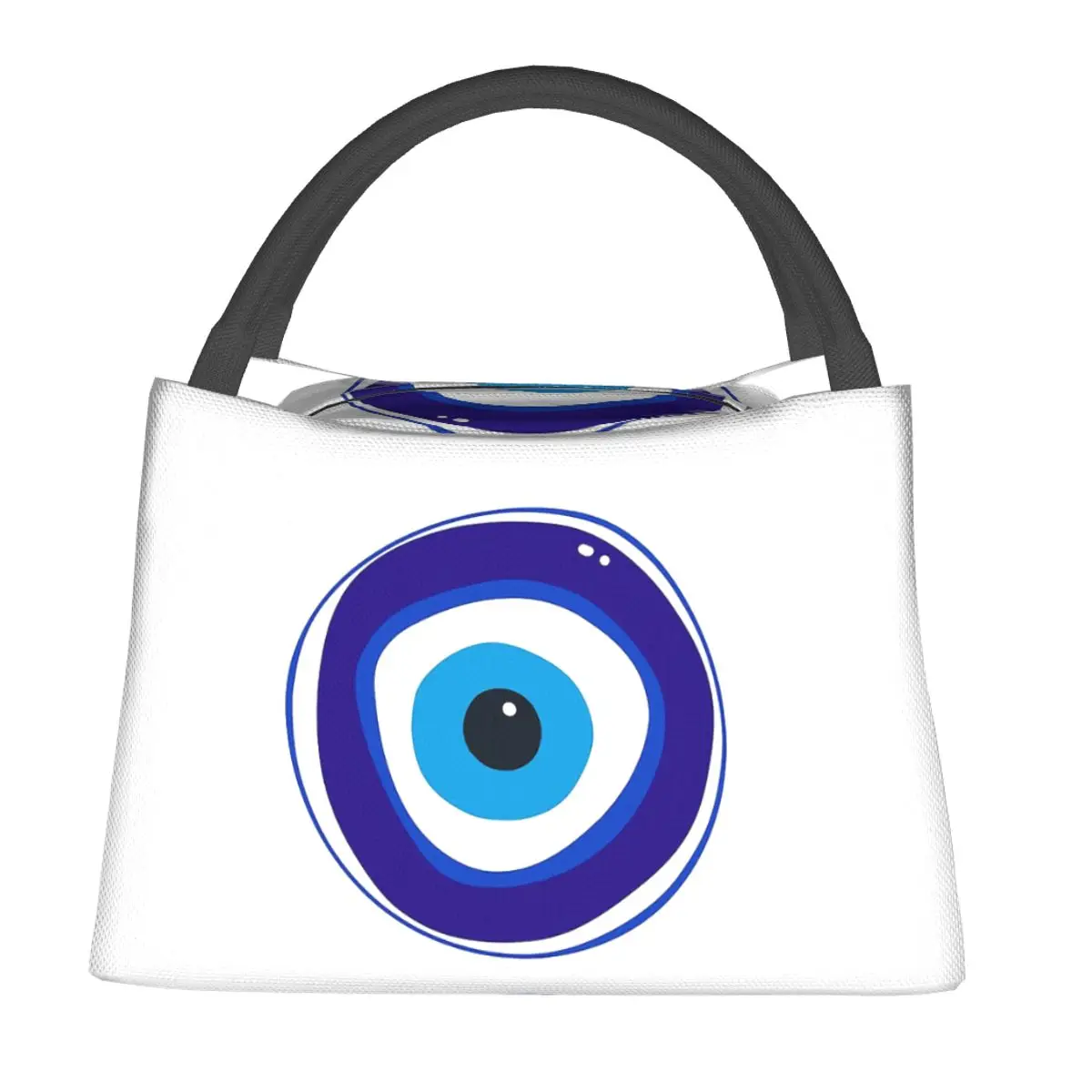 Nazar Amulet (evil Eye) Torby na lunch Izolowane pudełko Bento Szczelne torby na lunch Torby piknikowe Cooler Torba termiczna dla kobiet Dzieci Szkoła