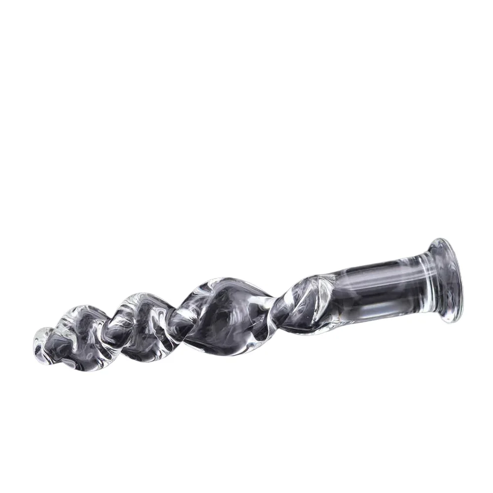 Anus Backyard Beads Glass Anal Beads Crystal Dildo Butt Plug Artificial Dick Masturbator Adult Sex Toy for Women Men Gay