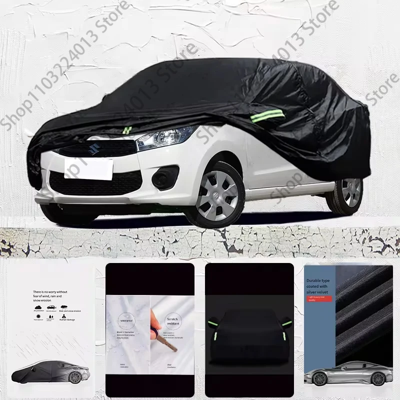 

For Suzuki Alto Anti-UV Sun Shade Rain Snow Resistant Black Cover Dustproof Car umbrella Full Car Cover Outdoor Protection