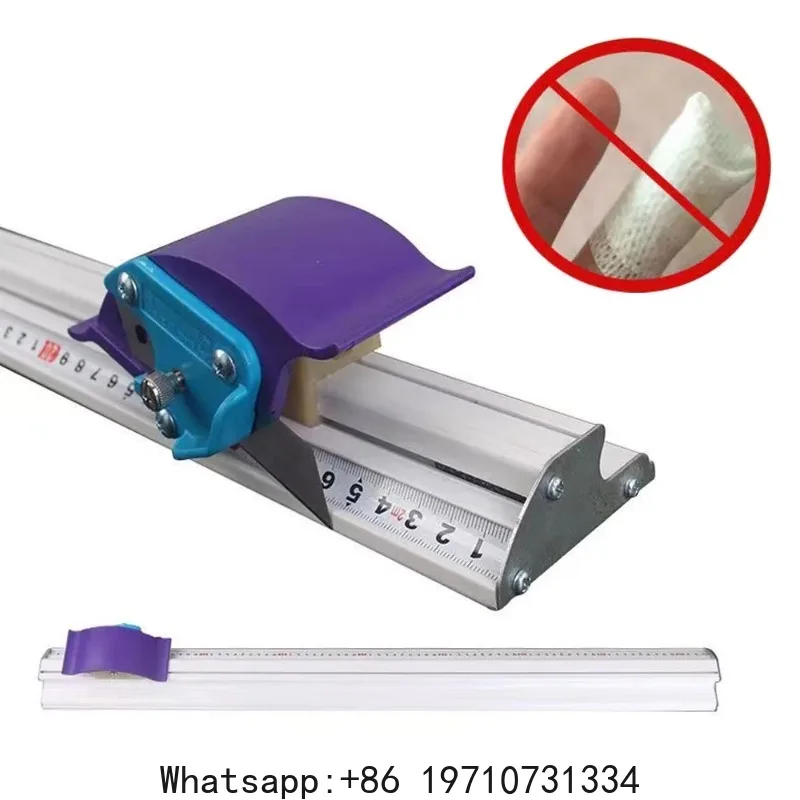 New 50CM for Kt Board Pvc Board Manual Cutting Ruler Aluminum Anti-Skid Cutting Positioning Track Ruler Woodworking DIY Tool