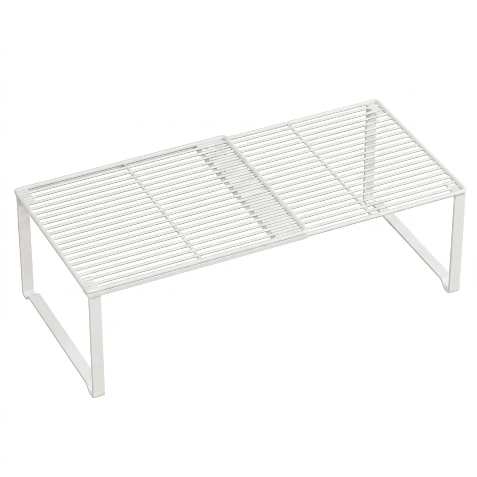 Homeowners Wardrobe Shelf Organizer Kitchen Cabinet Storage Rack Expandable Metal Wire Stackable Space Saver Durable