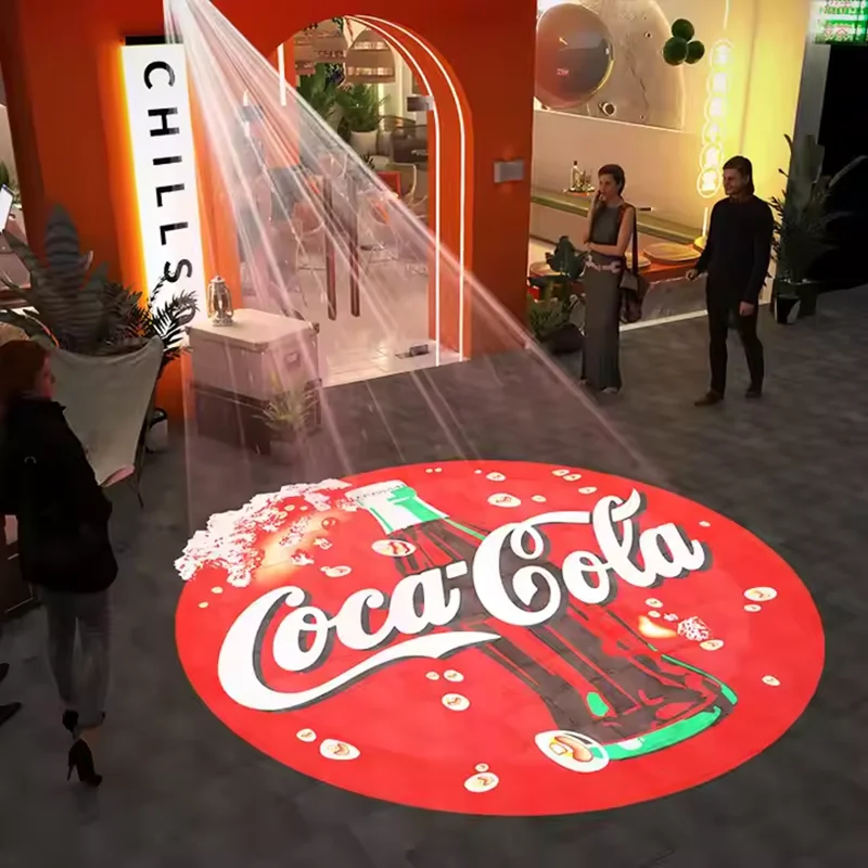 

80W Logo Gobo Projector Advertising Lights LED Sign Wall Projection Lamp Outdoor Waterproof IP67 HD&Bright Free Custom