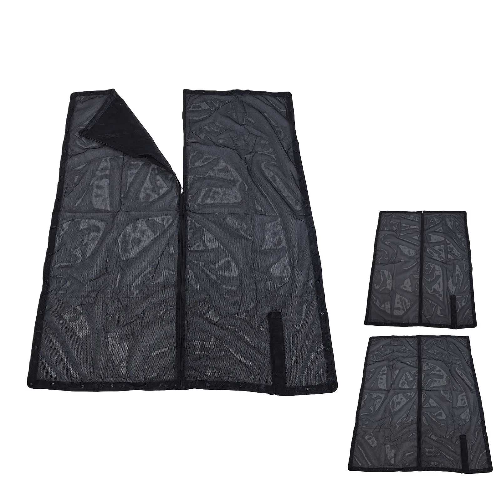 

Сетка от насекомых для фургона, нейлоновая москитная сетка для кемпинга, сетчатая шторка для боковой раздвижной двери фургона, для правой двери автодома на открытом воздухе