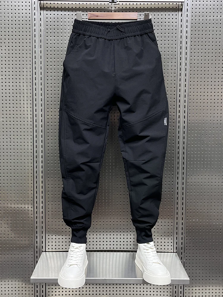 

Men's Harlan Pants Pure Color Fce Lined Loose Fit Qui Dry Casual Trousers Youth Faion Brand Harlan Sle Cuffed Pants