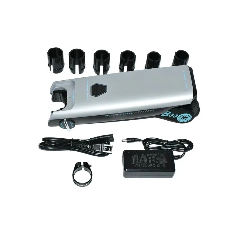 Electric Bike Conversion Kit 31 Miles Range Pedal Assist for Road Bike 12V10AH Chargeable Battery 15.5Mph Tool-Free Installation