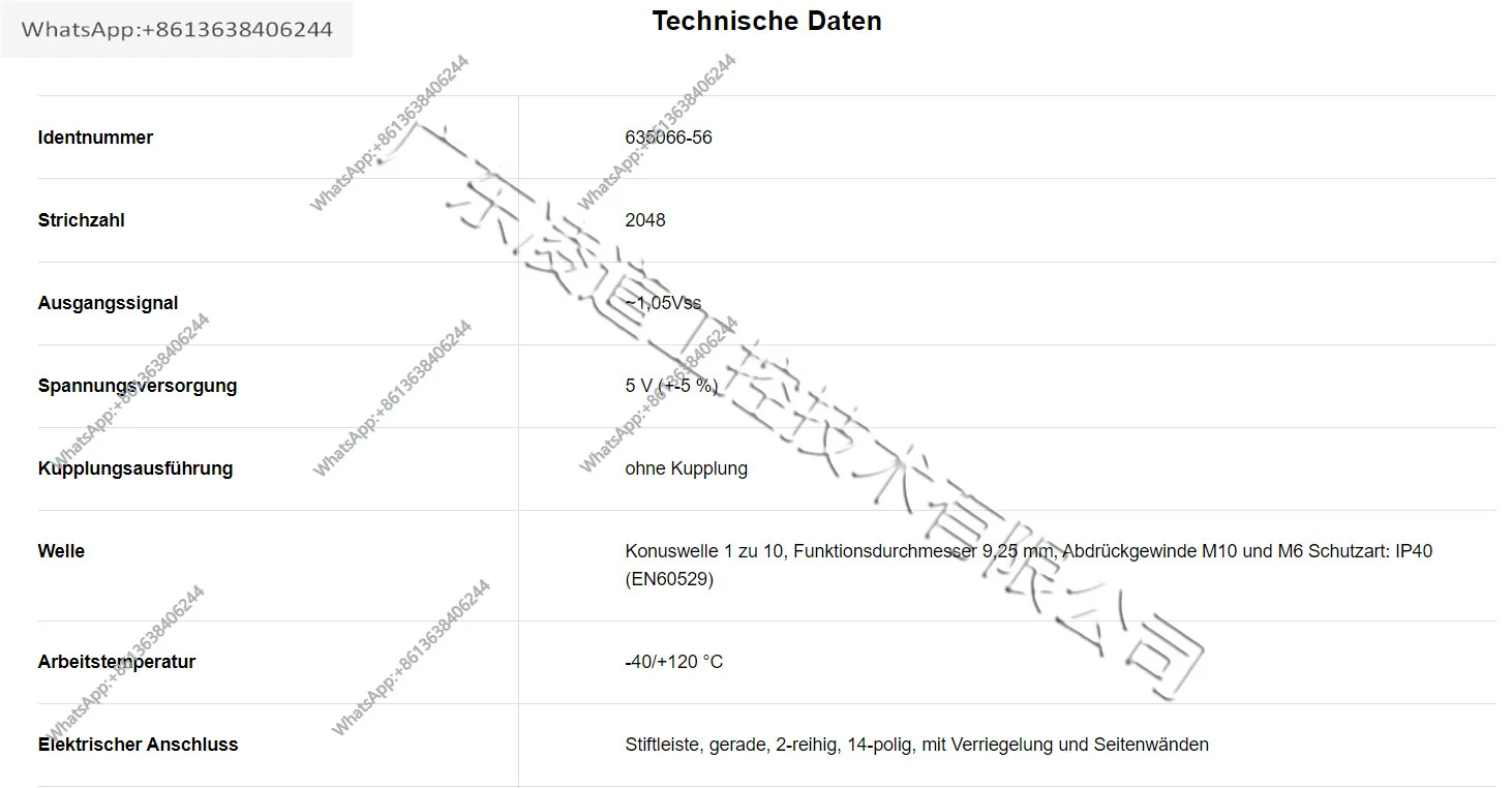 New 635066-56 HEIDENHAIN encoder ERN 1381.036-2048 HEIDENHAIN