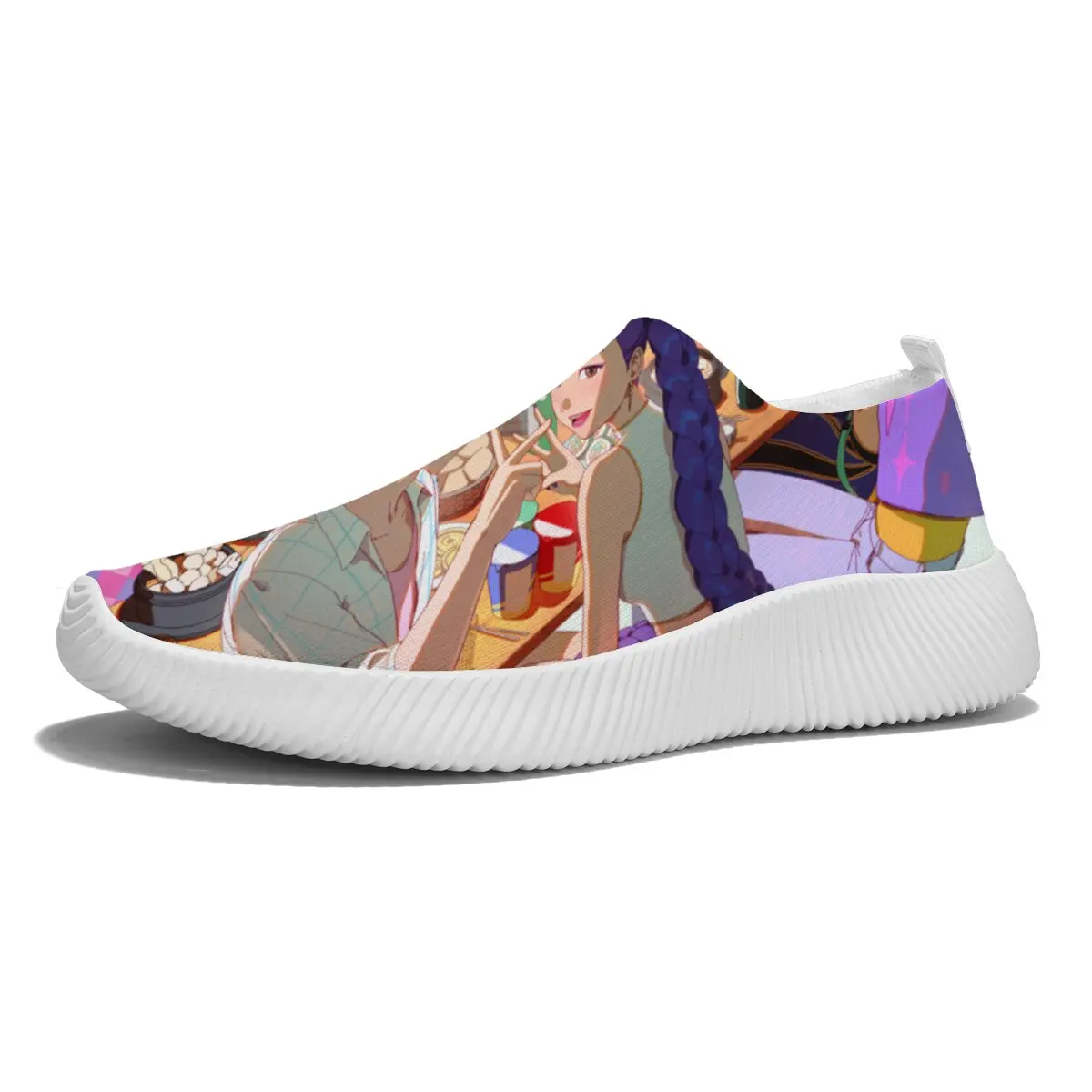 

Couple Style Parent-child Shoes KPOP Design From The Animation of The Witch Hunter Team Niche Cartoon Printed Sports Shoes