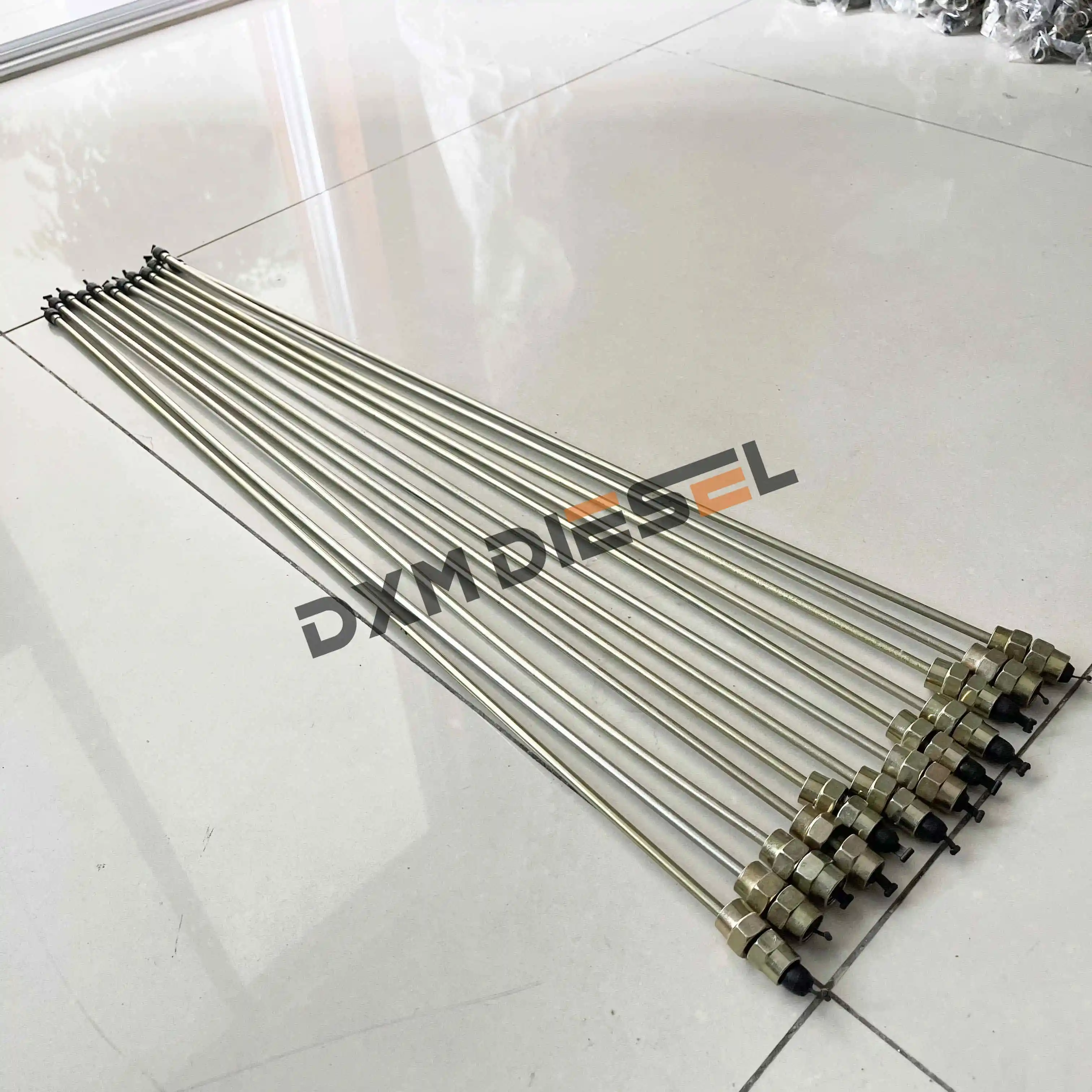 2PCS!!!Common Type  60CM 80CM 100CM High Pressure Diesel Tube Pipe For Diesel Pump Test Bench, Diesel Test Bench Part