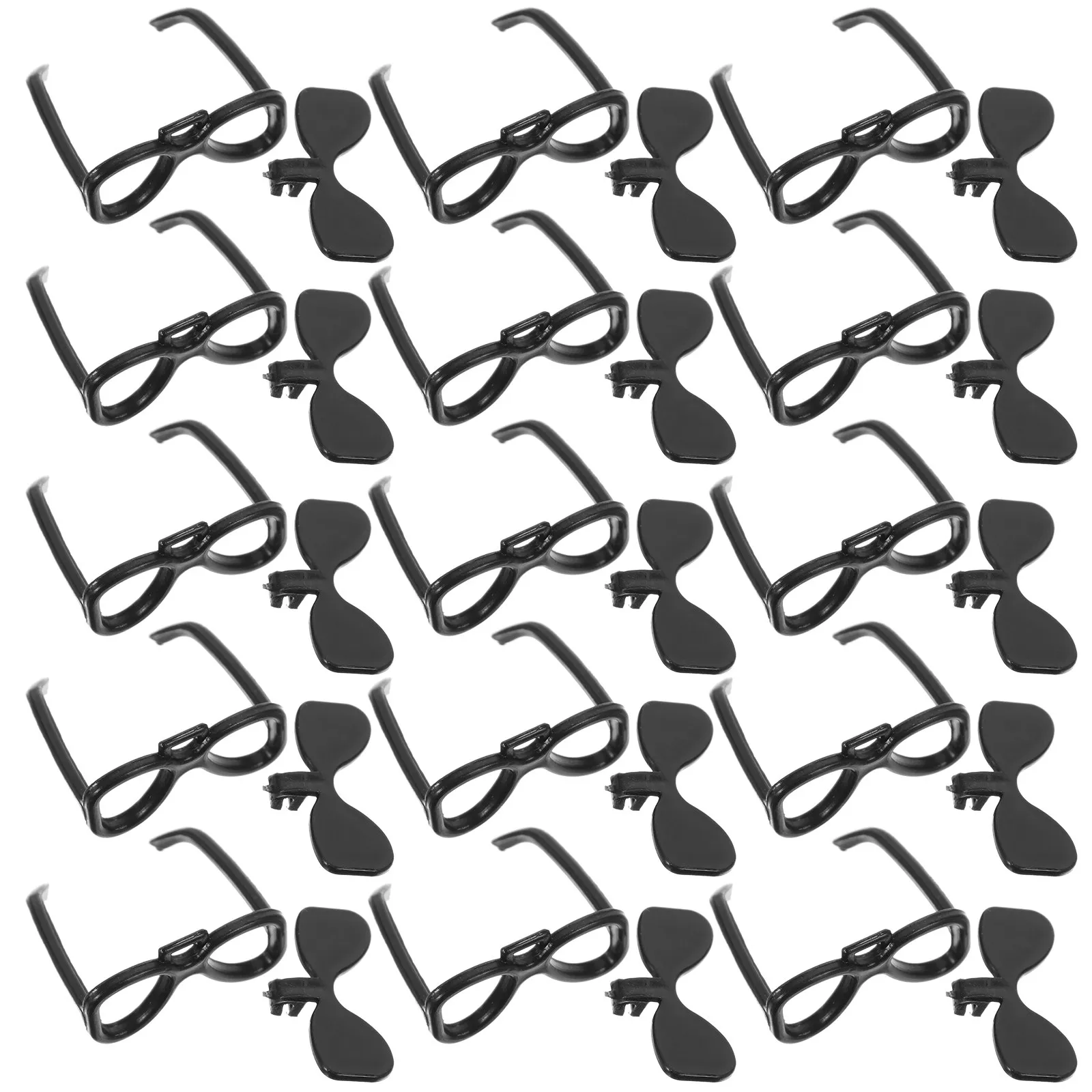 

100Pcs Mini Sunglasses for Cool Stylish Eyeglasses Crafting Accessory Role Play Prop Aesthetic Sense Development