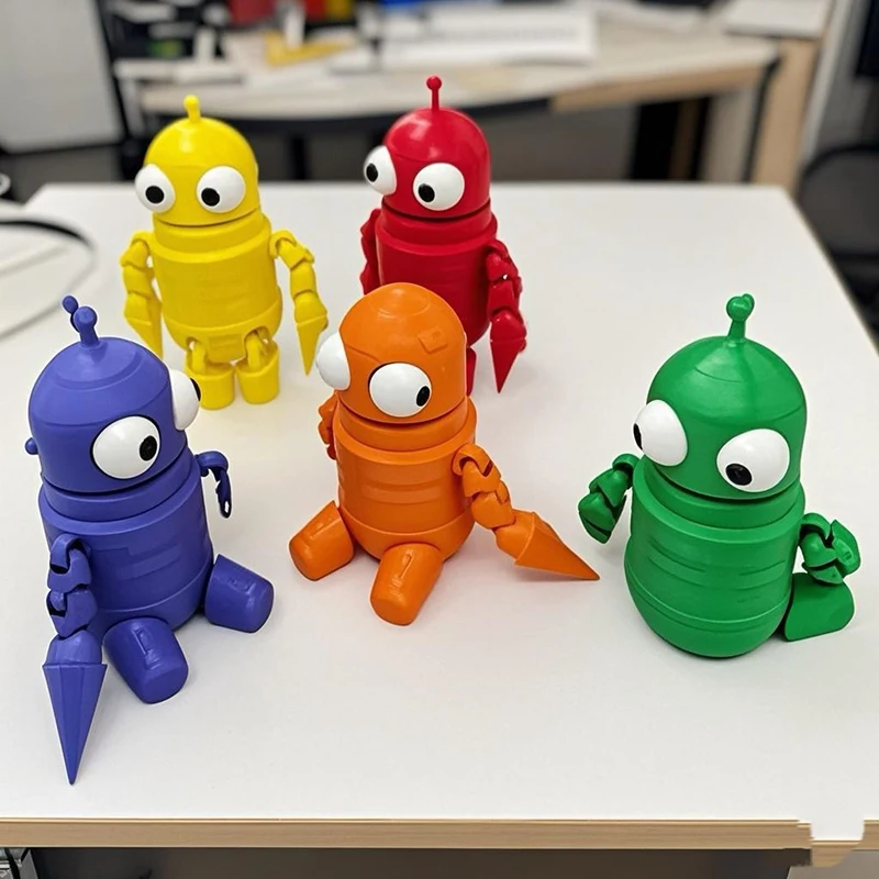 11cm 3D Printed R.E.P.O. Robot Colorful Monsters Horror Games Anime Figures REPO Gaming Peripherals Doll Figure Ornament Gifts