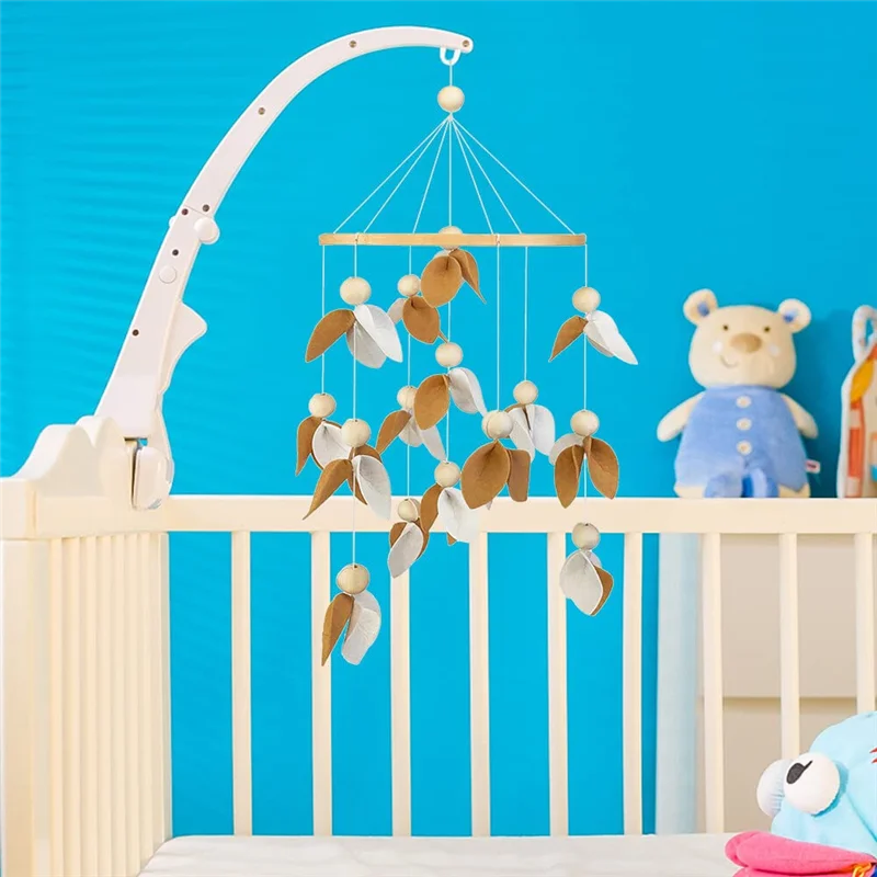 Baby Nursery Gender Neutral - CHCH Sevimli Beşik Mobil-Boho Keçe Kumaş