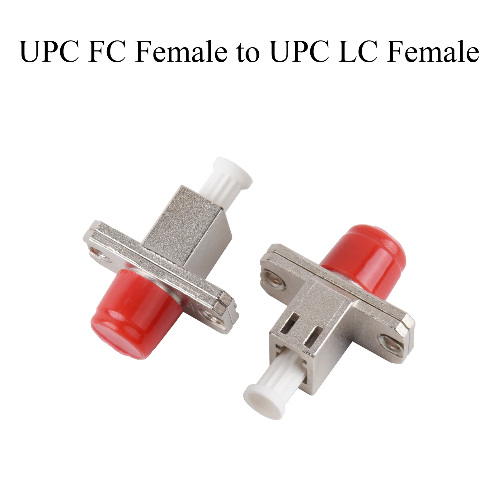2Pcs Fiber Optic Converter UPC LC Male/Female to UPC FC/LC/SC/ST Female Adapter Single-mode Optical Hybrid Connector