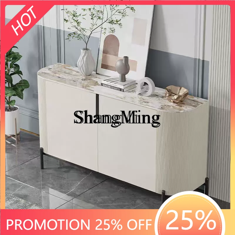 

FG Light Luxury Entryway Storage Cabinet Living Room Sideboard Modern Wine Cabinet Home Tea Cabinet Simple Entrance Decoration