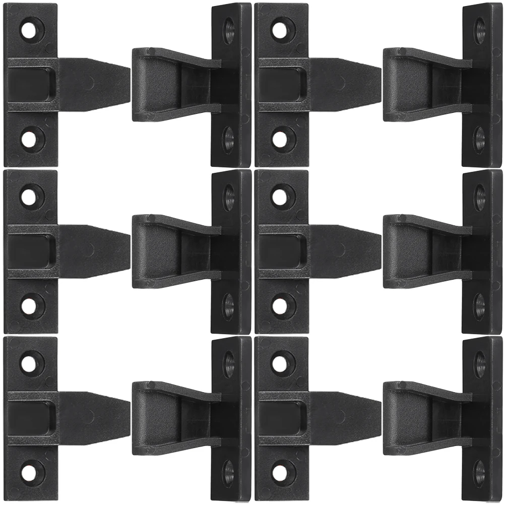 20 قطعة موصل زاوية الخزانة السوداء قوس مشترك سريع التركيب لتركيب خزانة الملابس مشبك الضغط على الأجهزة والأثاث المخفي