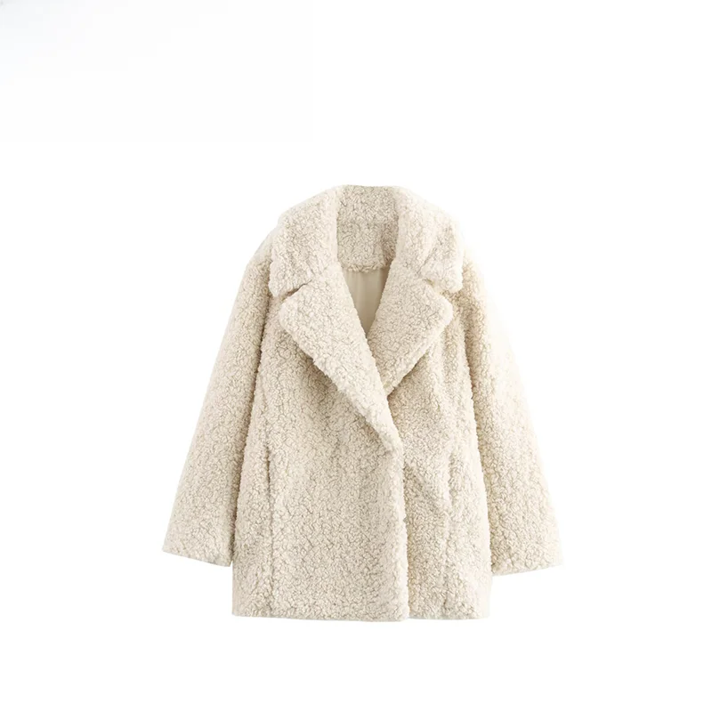 

Casual Versatile ZR Women's Coat Autumn New Sle Faionable Ele Simple Polyester Fiber ort Outerwear for Ladies