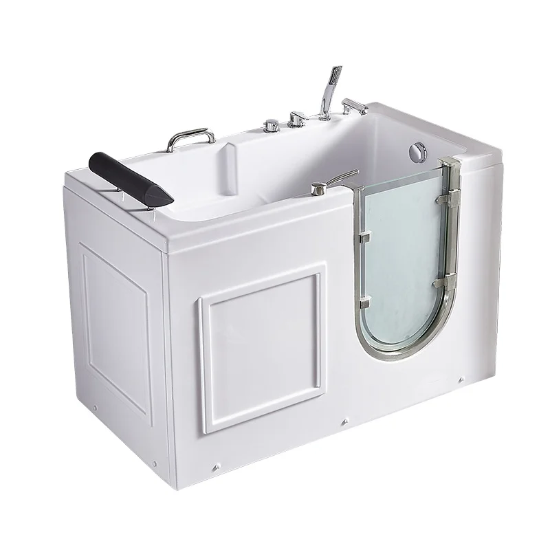 

Luxury Modern Walk-In Bathtub With Shower From Lowe's Safety Designed For Home Or Apartment Living