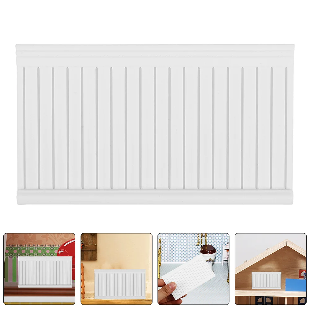 

4 Pcs Mini Wall Skirt Decoration for Dollhouse Elegant Design Compact Skirting Board Accessories Easy Installation