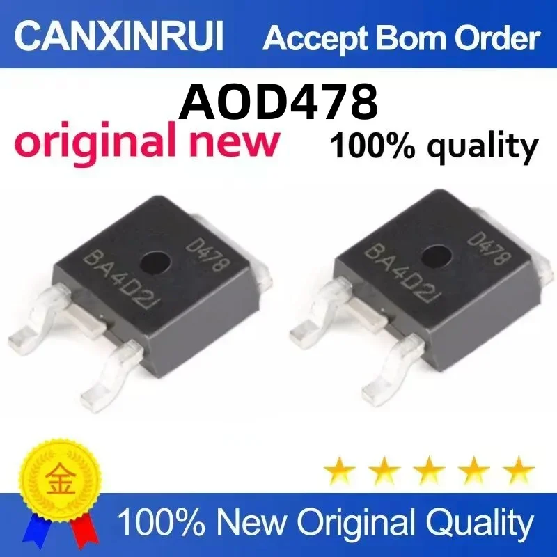 (5-100 pieces) Brand new stock AOD478 D478 TO-252