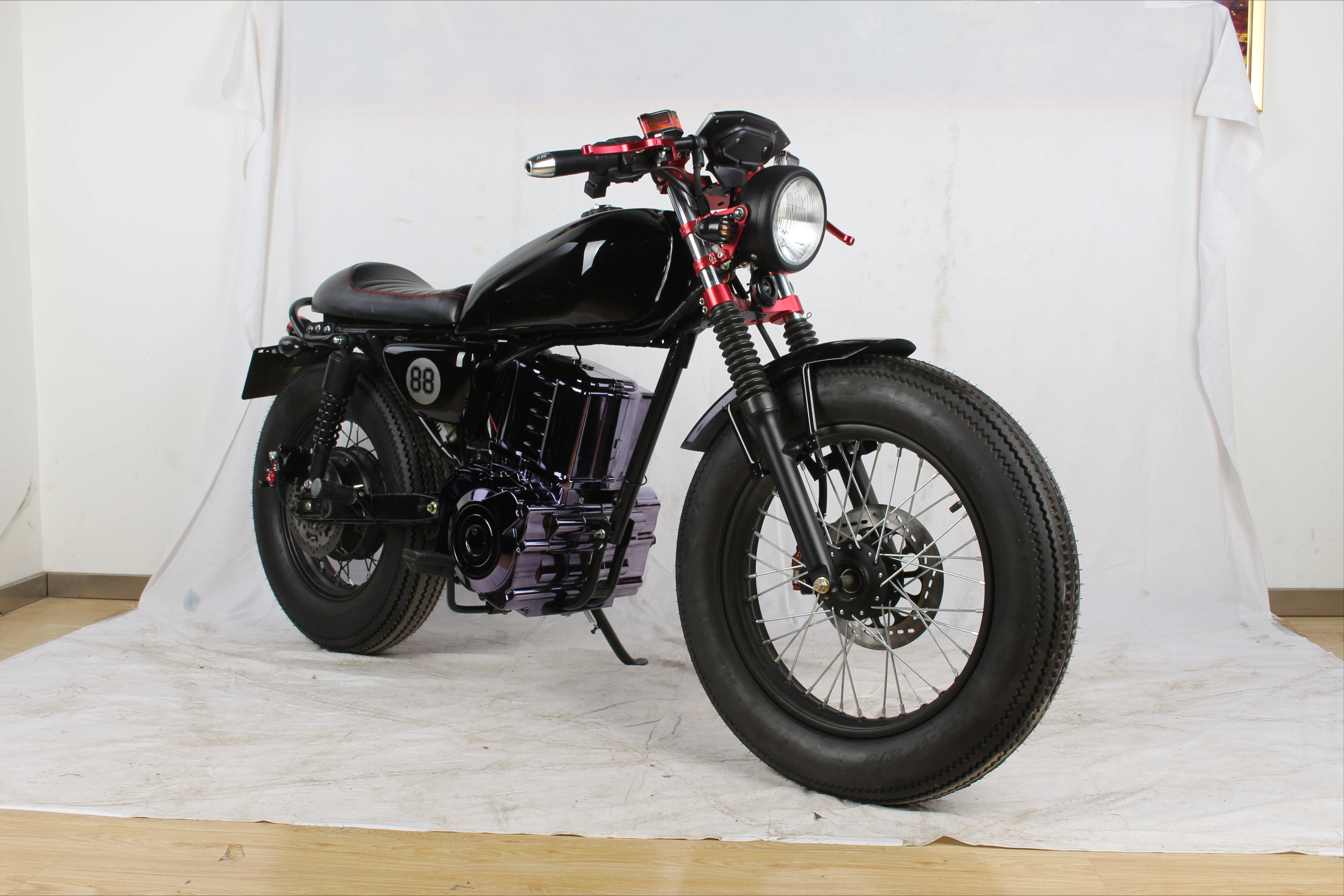 bssCE certification popular Chinese retro 2000W electric sports motorcycle