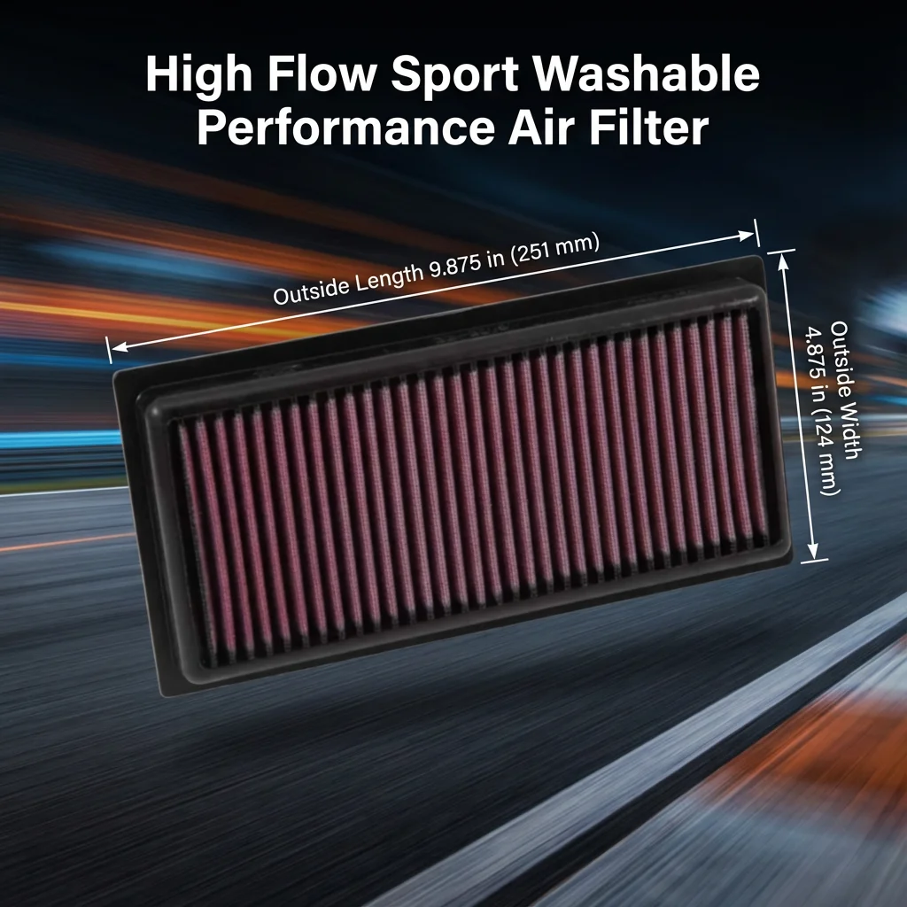 for Mitsubishi Mirage Attrage Space Star Toyota Vios Avanza Rush 2012-2025 1.0 1.2 1.3 1.5 High Flow Sport Washable Air Filter