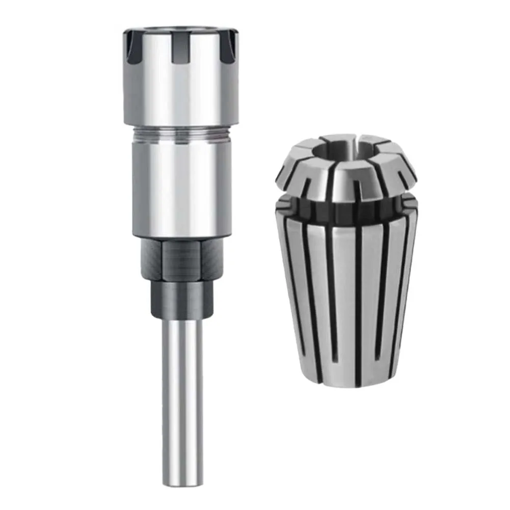 8mm Shank Router Bit Extension Rod Collet Engraving Machine Extension Milling Cutter For Wood Woodworking Tools ER16-8mm