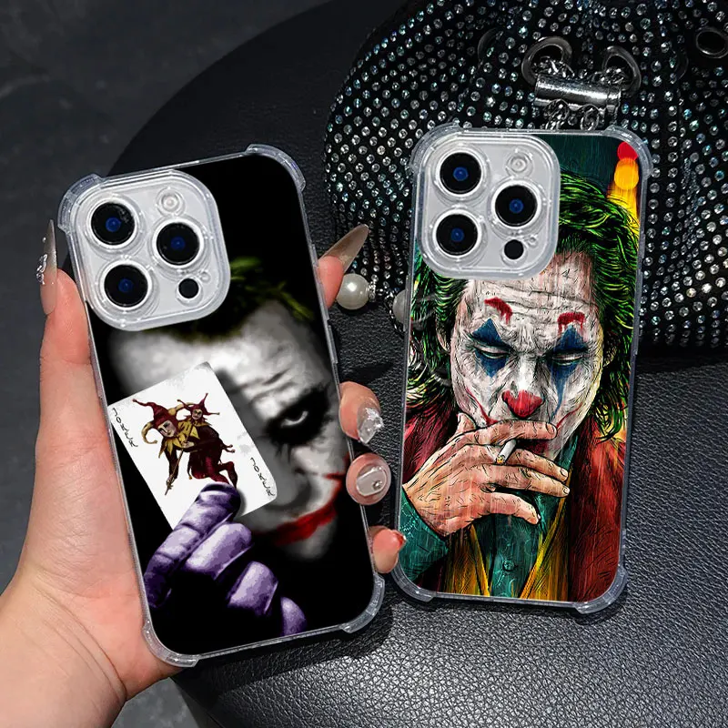 Mad J-J-okers Clown Case For Samsung Galaxy A17 A27 A37 A57 A07 A56 A26 A36 A06 A16 A55 A35 A25 A15 A05 A54 A52 Soft Clear Cover
