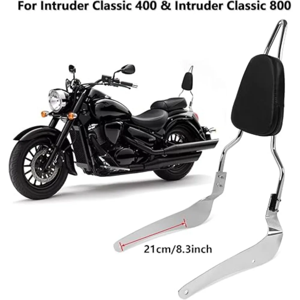 Motorcycle Passenger Rear Backrest Sissy Bar Luggage Rack Pad Kit For Suzuki Boulevard VL400 VL800 VL 800 400 M50 C50