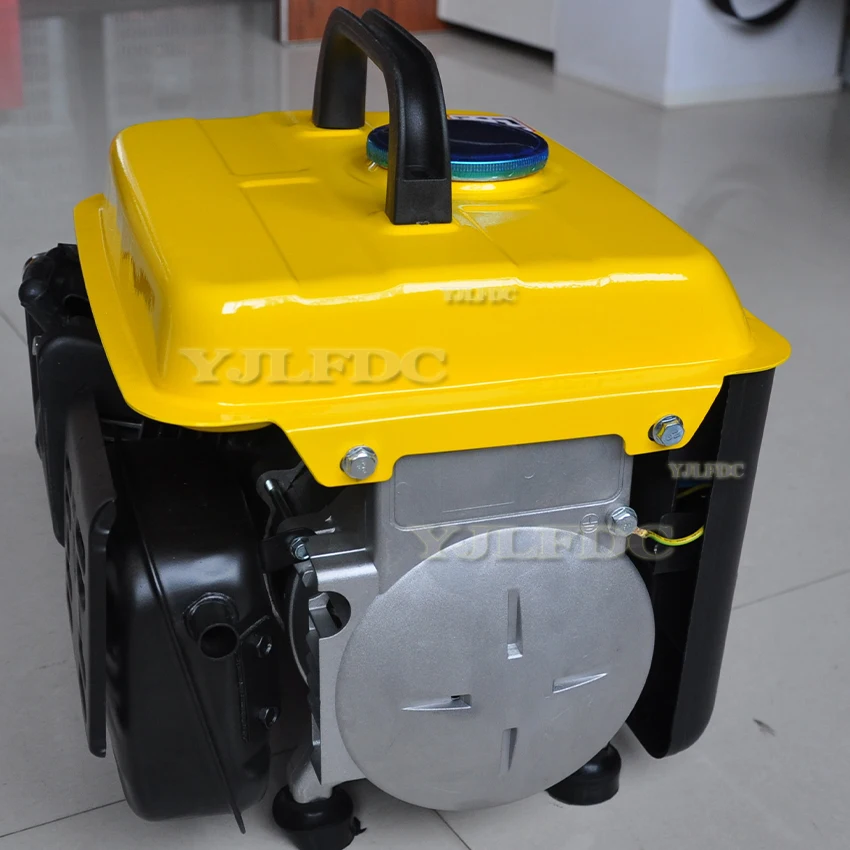 Upgrade 220V 650W EU Small Generator Mini Generator Mini Portable Household Silent Manual Generator