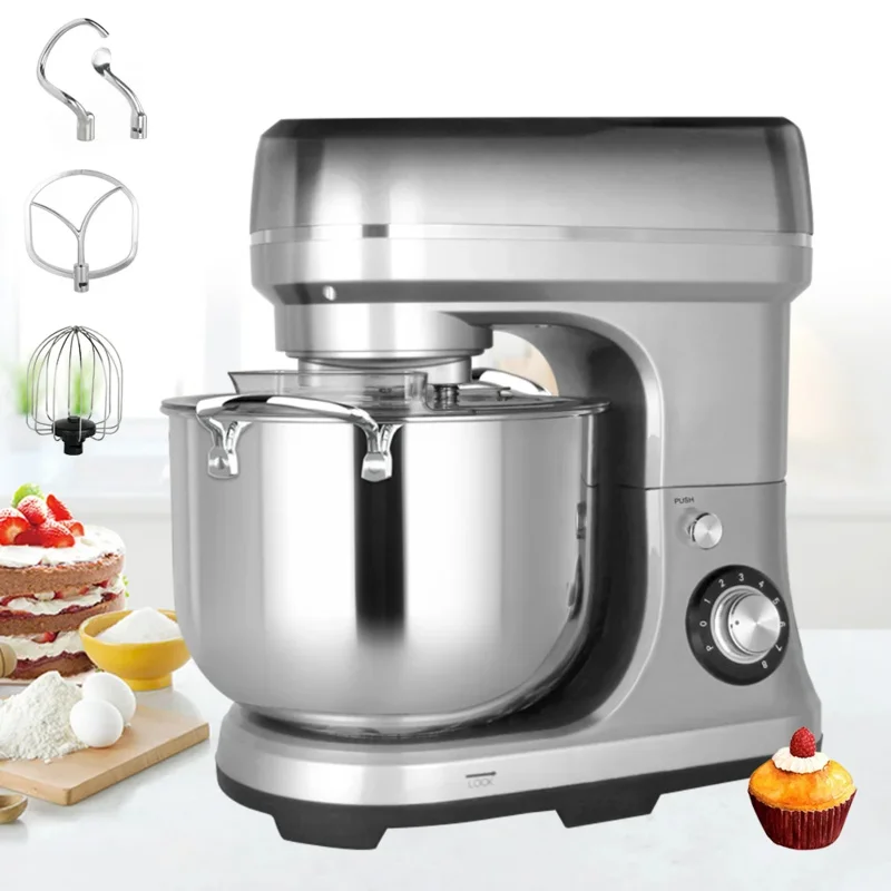 

11L 2000W Household Kitchen Food With Stainless Steel Bowl Double-Sided Hook Stand Mixer