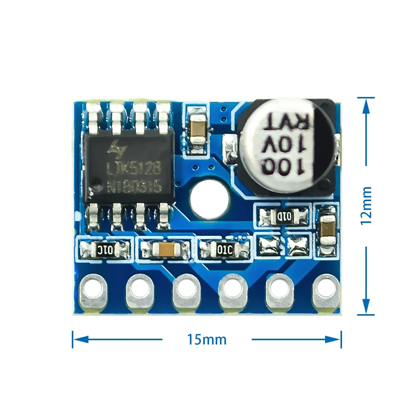 5128 Amplifier Board 5W Class D Digital Amplifier Board Mono Audio Module Low Distortion