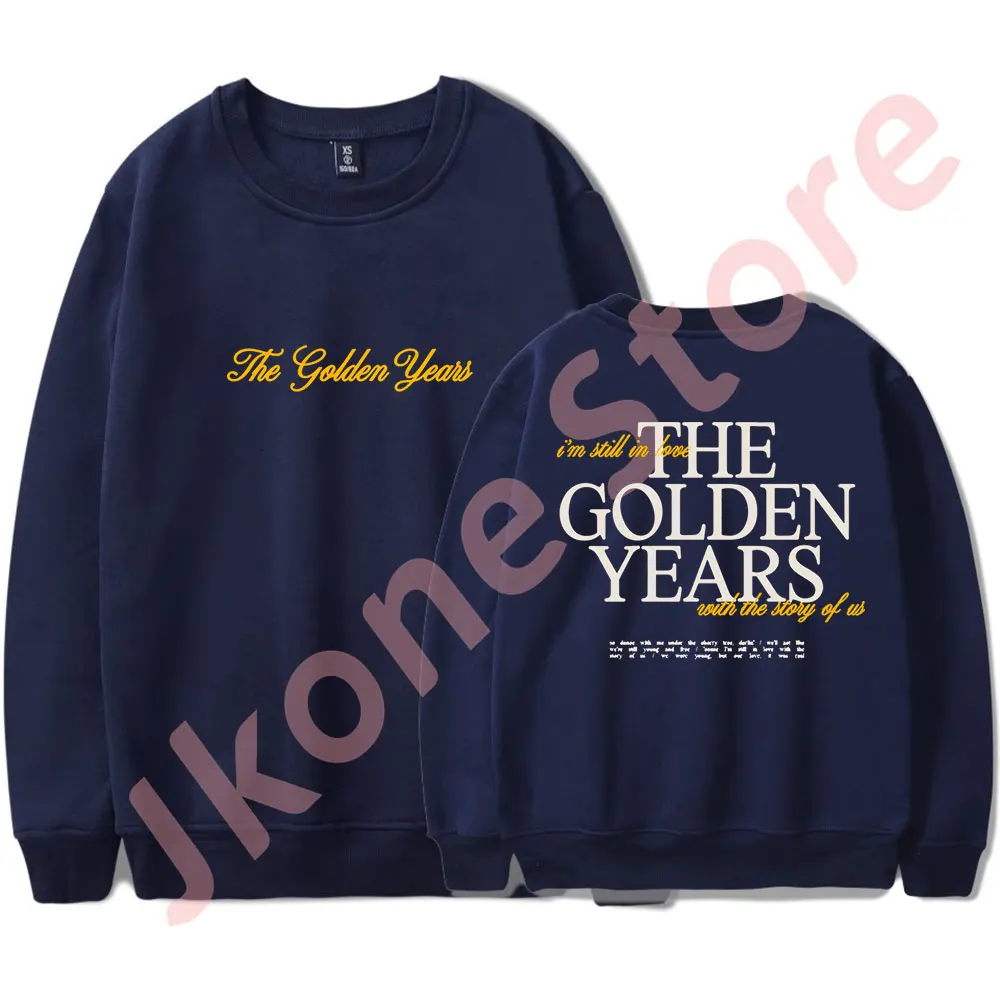 

Joshua Bassett The Golden Years Lyric Merch Crewneck Sweatshirts Winter Unisex Fashion Casual Long Sleeve T-shirts