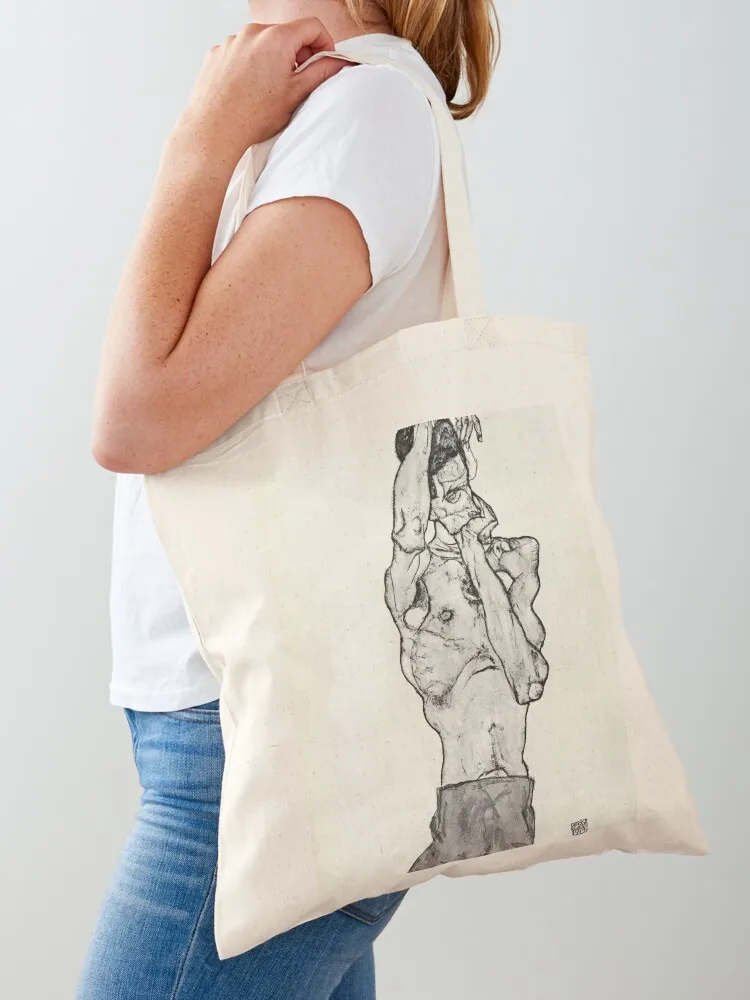 Egon Schiele - Zeichnungen II 1914 Tote Bag Gift bag shopping cart bags women bag Large bags for women Canvas Tote