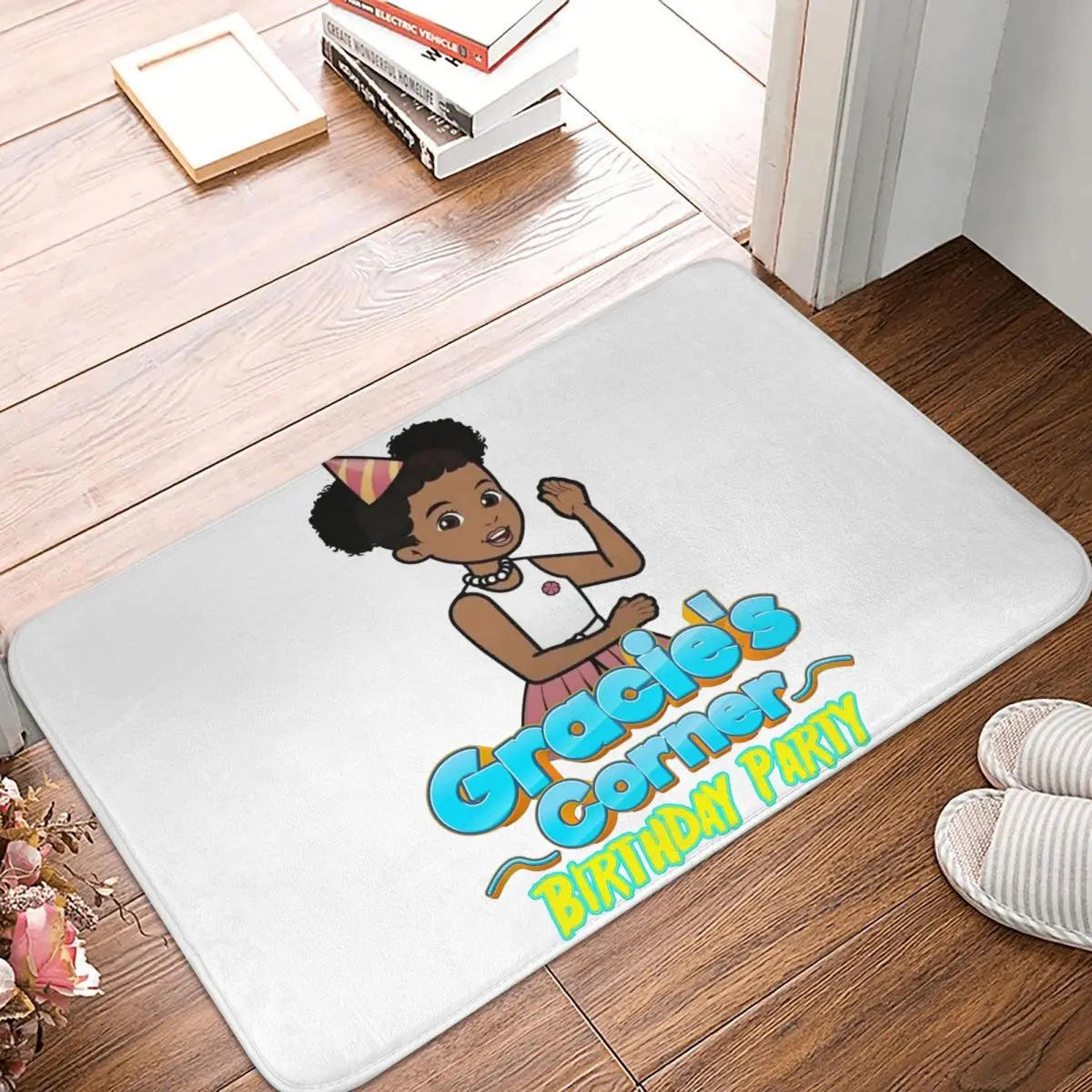 Gracies Family Corner Cute Phonic's Song Anti-slip Doormat Floor Mat Carpet Rug for Kitchen Entrance Home Balcony Footpad Mats