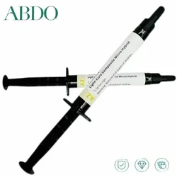 Dental Composite Resin Flowable Light Curing A2 2.5g Refill Syringe Delivery Tips Etch Gel Adhesive Bonding