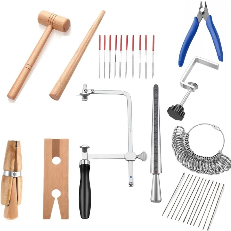 Jewelry Making Tools Ring Clamps Clamps, Files, Mallet Hammer & Stick For Adults